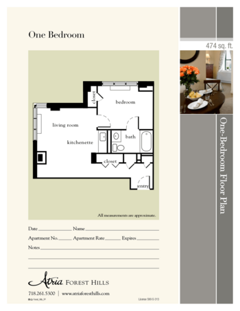 Floorplan of Atria Forest Hills, Assisted Living, Forest Hills, NY 2