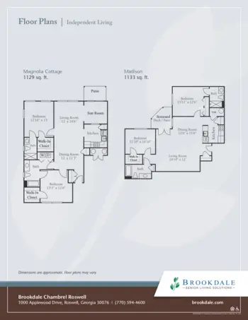 Floorplan of Brookdale Chambrel Roswell, Assisted Living, Roswell, GA 4