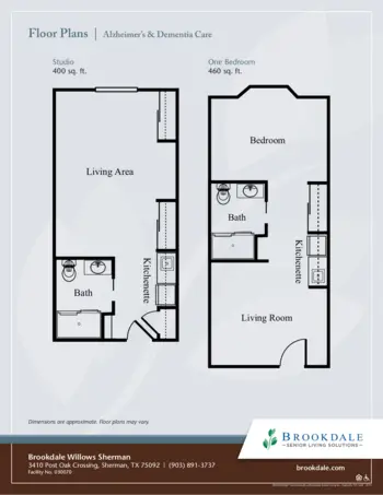 Floorplan of Brookdale Willows Sherman, Assisted Living, Sherman, TX 4