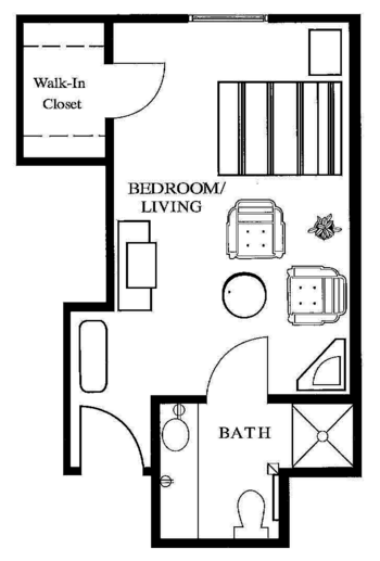 Floorplan of Homestead Village of Pensacola, Assisted Living, Pensacola, FL 2