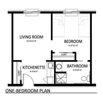 Floorplan of Manning Senior Living, Assisted Living, Manning, IA 1