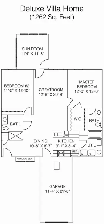 Floorplan of Morning Breeze Retirement Community and Healthcare, Assisted Living, Greensburg, IN 2