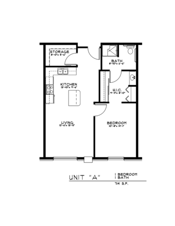 Floorplan of Rose of Ames, Assisted Living, Ames, IA 2