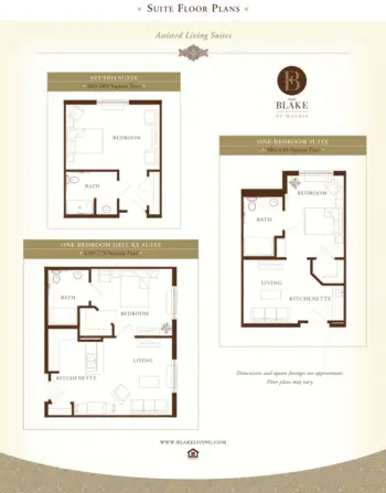 Floorplan of The Blake at Malbis, Assisted Living, Memory Care, Daphne, AL 1