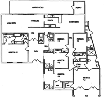 Floorplan of The Bradford Home, Assisted Living, Tucson, AZ 1