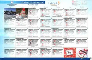 Activity Calendar of Prestige Senior Living - Hearthstone, Assisted Living, Independent Living, Ellensburg, WA 1