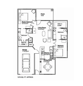 Floorplan of Carrick Glen Senior Living, Assisted Living, Mount Juliet, TN 3