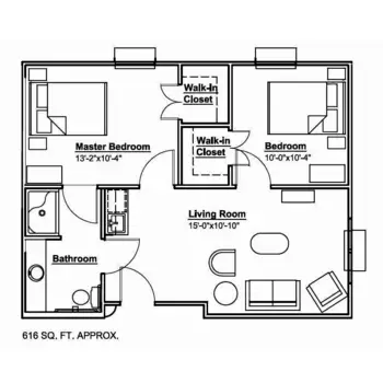 Floorplan of Carrick Glen Senior Living, Assisted Living, Mount Juliet, TN 9