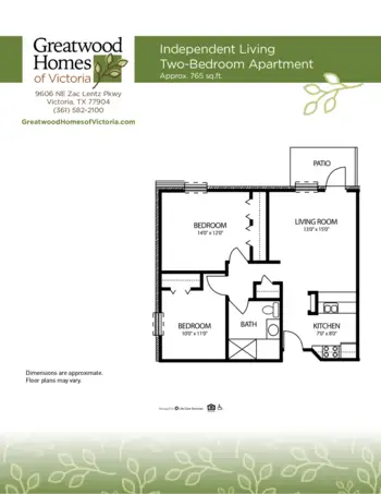 Floorplan of Greatwood Homes of Victoria, Assisted Living, Victoria, TX 2