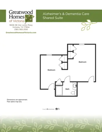 Floorplan of Greatwood Homes of Victoria, Assisted Living, Victoria, TX 4