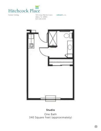 Floorplan of Hitchcock Place, Assisted Living, Aiken, SC 1