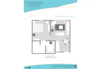 Floorplan of Morningside of Lexington, Assisted Living, Lexington, SC 1