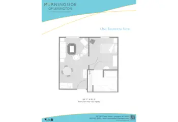 Floorplan of Morningside of Lexington, Assisted Living, Lexington, SC 2