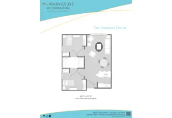 Floorplan of Morningside of Lexington, Assisted Living, Lexington, SC 3