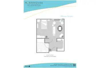 Floorplan of Morningside of Lexington, Assisted Living, Lexington, SC 5