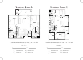 Floorplan of StoryPoint Portage, Assisted Living, Portage, MI 2