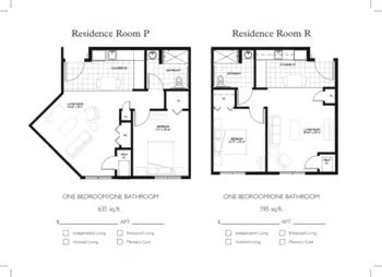 Floorplan of StoryPoint Portage, Assisted Living, Portage, MI 12