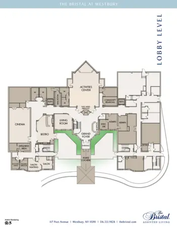 Floorplan of The Bristal at Westbury, Assisted Living, Westbury, NY 5