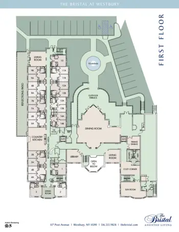 Floorplan of The Bristal at Westbury, Assisted Living, Westbury, NY 6