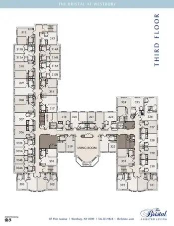 Floorplan of The Bristal at Westbury, Assisted Living, Westbury, NY 8