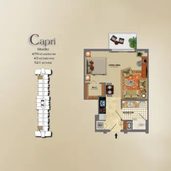 Floorplan of The Palace at Coral Gables, Assisted Living, Coral Gables, FL 3
