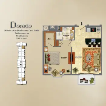 Floorplan of The Palace at Coral Gables, Assisted Living, Coral Gables, FL 4