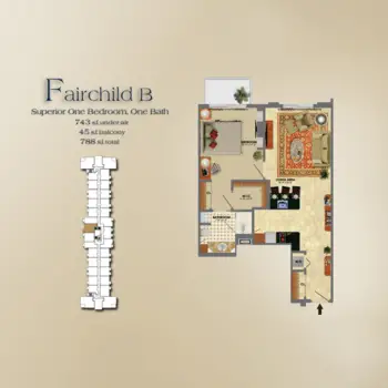 Floorplan of The Palace at Coral Gables, Assisted Living, Coral Gables, FL 8