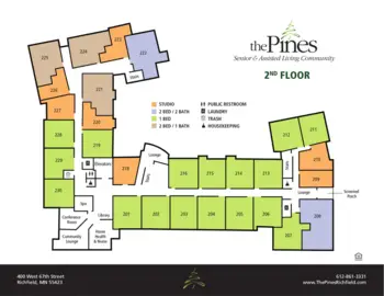 Floorplan of The Pines Senior and Assisted Living, Assisted Living, Richfield, MN 4