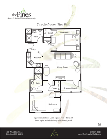 Floorplan of The Pines Senior and Assisted Living, Assisted Living, Richfield, MN 5