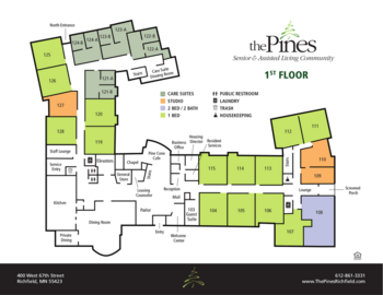 Floorplan of The Pines Senior and Assisted Living, Assisted Living, Richfield, MN 6