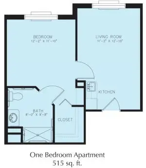 Floorplan of Toby Weinman Assisted Living Residence at Menorah Manor, Assisted Living, Saint Petersburg, FL 3