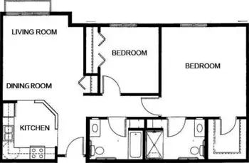 Floorplan of Avalon Square, Assisted Living, Memory Care, Waukesha, WI 1