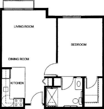 Floorplan of Avalon Square, Assisted Living, Memory Care, Waukesha, WI 2