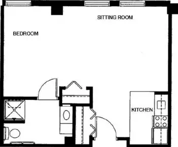Floorplan of Avalon Square, Assisted Living, Memory Care, Waukesha, WI 3