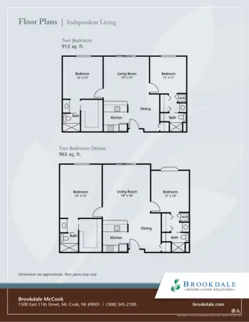 Floorplan of Brookdale McCook, Assisted Living, McCook, NE 3