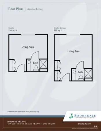 Floorplan of Brookdale McCook, Assisted Living, McCook, NE 5