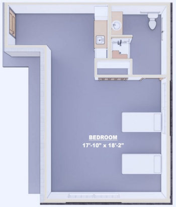 Floorplan of Brunswick Danbury, Assisted Living, Brunswick, OH 9