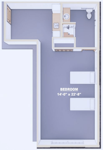 Floorplan of Brunswick Danbury, Assisted Living, Brunswick, OH 10