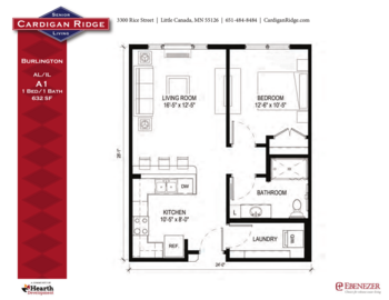 Floorplan of Cardigan Ridge, Assisted Living, Memory Care, Saint Paul, MN 1