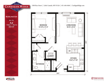 Floorplan of Cardigan Ridge, Assisted Living, Memory Care, Saint Paul, MN 2