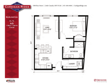 Floorplan of Cardigan Ridge, Assisted Living, Memory Care, Saint Paul, MN 4