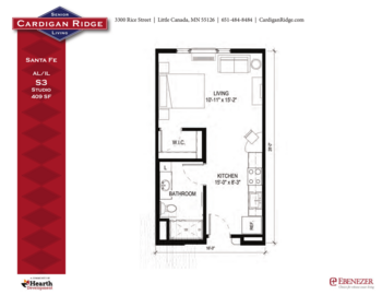 Floorplan of Cardigan Ridge, Assisted Living, Memory Care, Saint Paul, MN 14