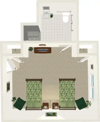 Floorplan of Spring Park Senior Living, Assisted Living, Memory Care, Travelers Rest, SC 1