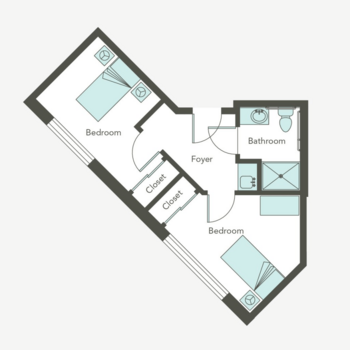 Floorplan of Aegis Living on Madison, Assisted Living, Seattle, WA 4