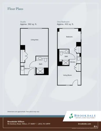 Floorplan of Brookdale Wilton, Assisted Living, Wilton, CT 1
