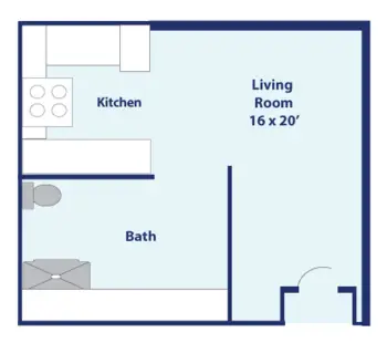 Floorplan of Connemara Senior Living Campello, Assisted Living, Brockton, MA 7