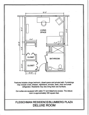 Floorplan of Fleischman Residence, Assisted Living, West Bloomfield, MI 2