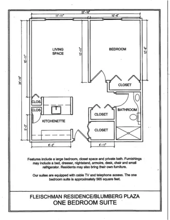 Floorplan of Fleischman Residence, Assisted Living, West Bloomfield, MI 3