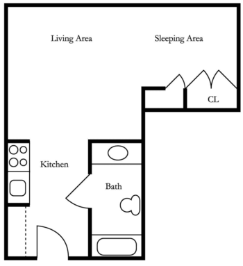 Floorplan of Lake Howard Heights, Assisted Living, Winter Haven, FL 4