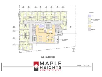 Floorplan of Maple Heights Senior Living, Assisted Living, Washington, DC 2